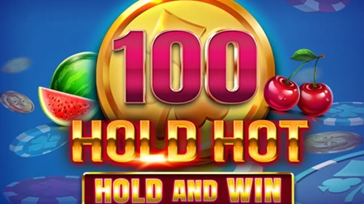 Tampilan visual slot 100 Hold Hot Hold and Win dengan tema buah klasik